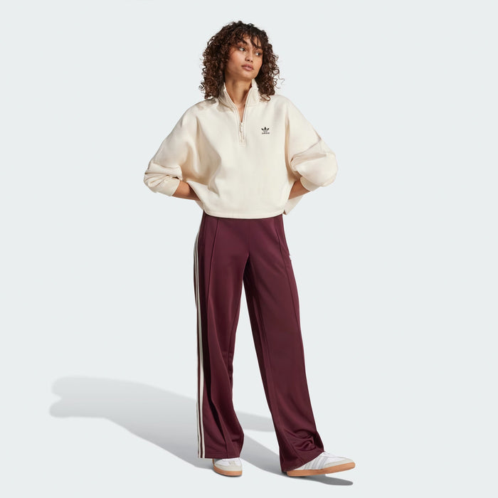 Adidas FIREBIRD LOOSE TRACK TROUSERS, Maroon/Cream White