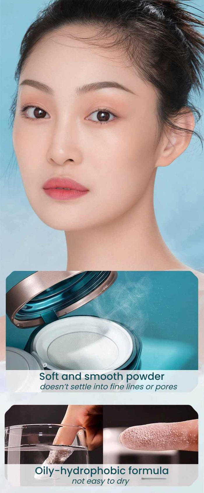 Florasis Peach Blossom Oil Control Airy Matte Loose Powder T5486