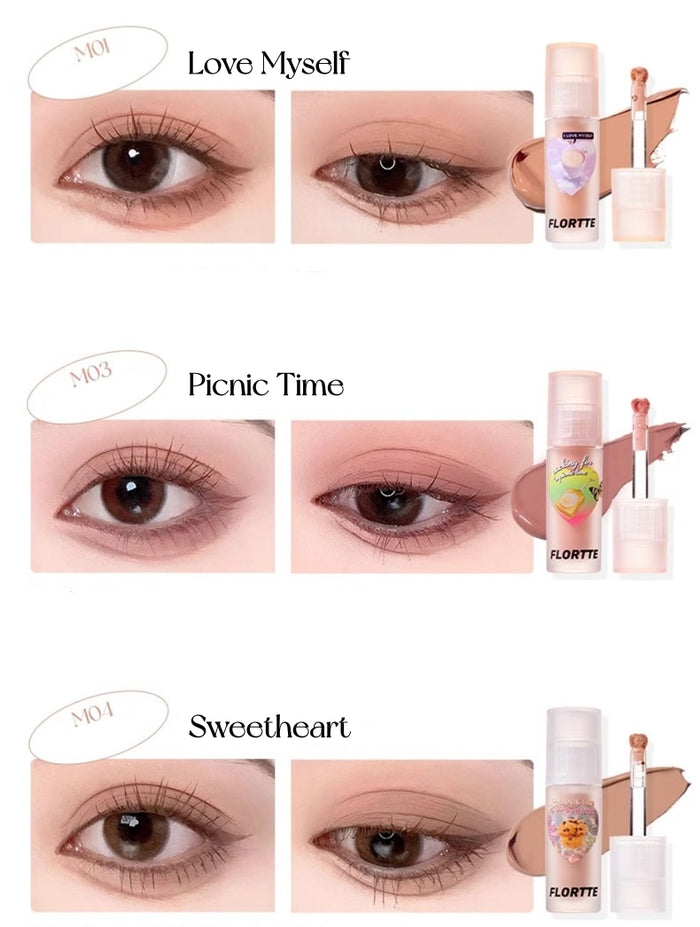 FLORTTE Long-wear Heart Attack Liquid Eyeshadow T5884
