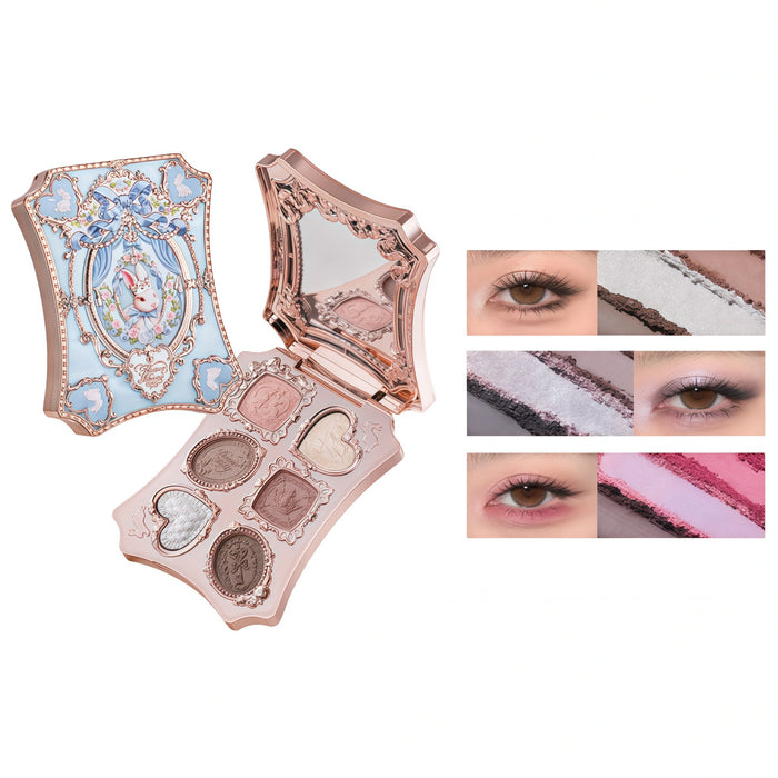 Flower Knows Bunny Garden Collection 6-color Eyeshadow Palette T5921