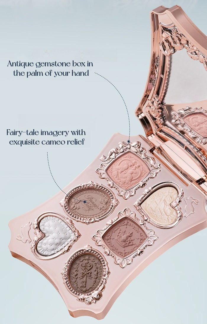 Flower Knows Bunny Garden Collection 6-color Eyeshadow Palette T5921