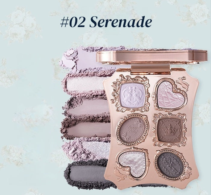 Flower Knows Bunny Garden Collection 6-color Eyeshadow Palette T5921