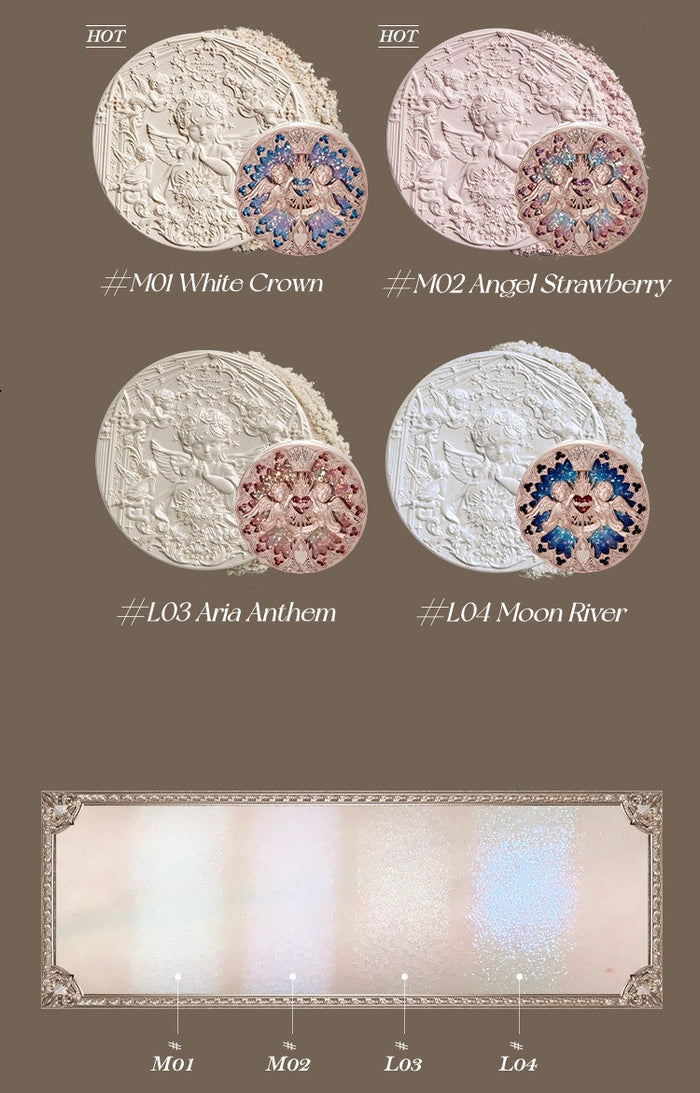 Flower Knows Little Angle Relief Colleection Highlighter Powder T5897