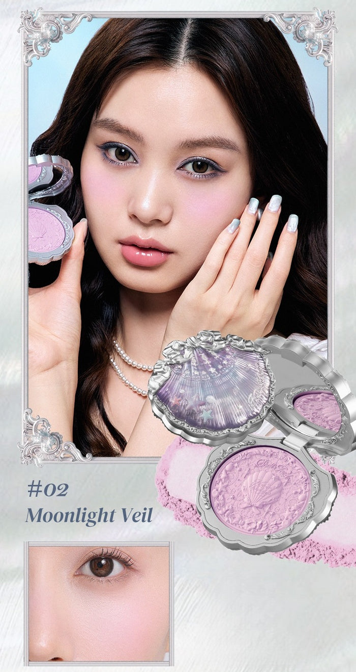 Flower Knows Shells Jewel Collection Silky Satin Blusher T5905