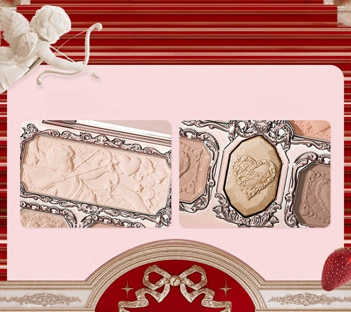 Flower Knows Strawberry Cupid Collection Full Facial Makeup Palette T5920