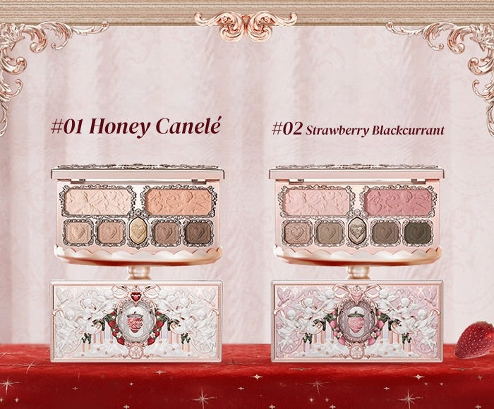 Flower Knows Strawberry Cupid Collection Full Facial Makeup Palette T5920