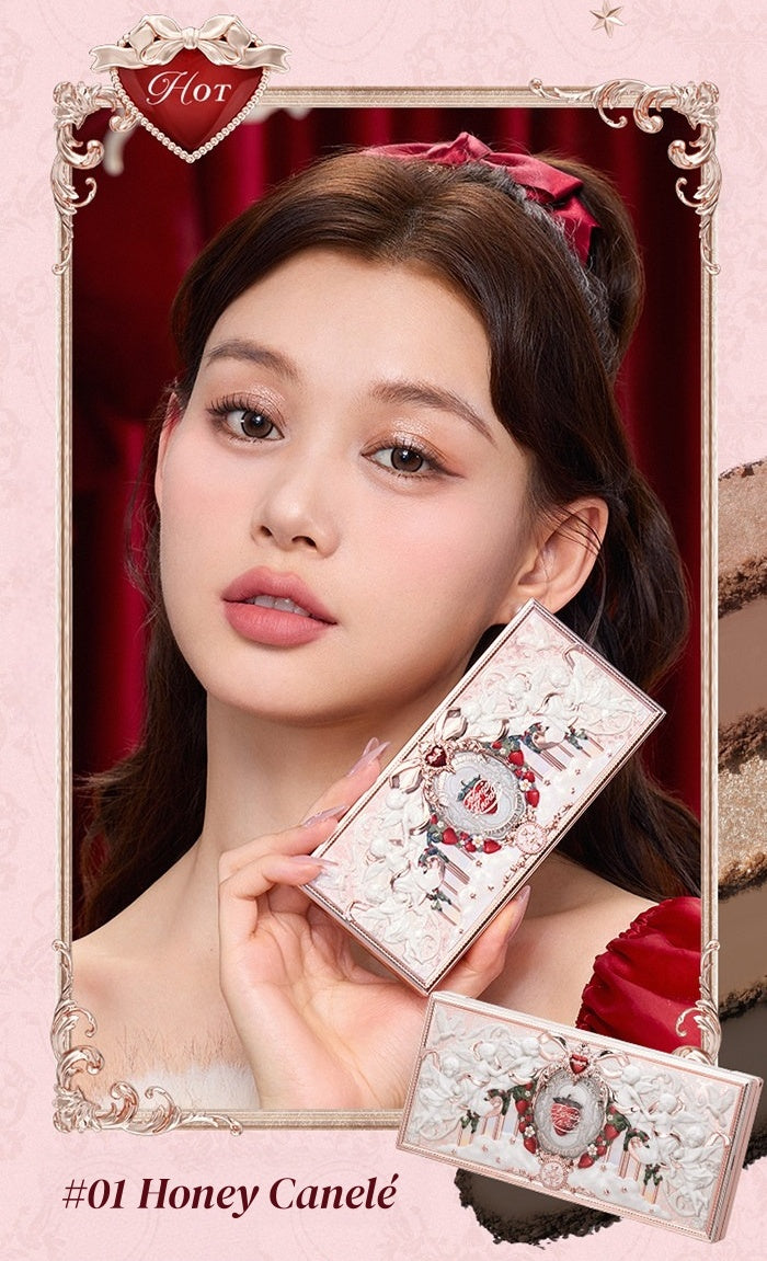 Flower Knows Strawberry Cupid Collection Full Facial Makeup Palette T5920