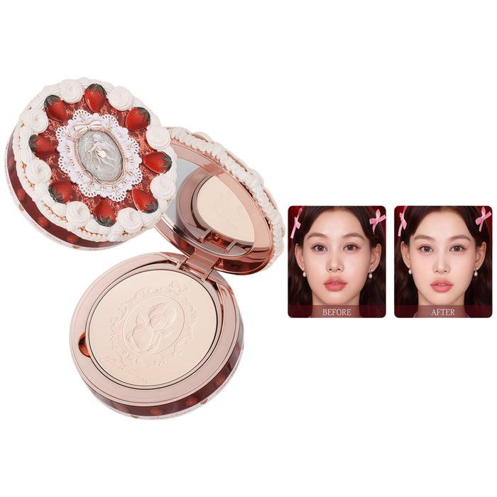 Flower Knows Strawberry Cupid Collection Matte Pressed Powder T5918