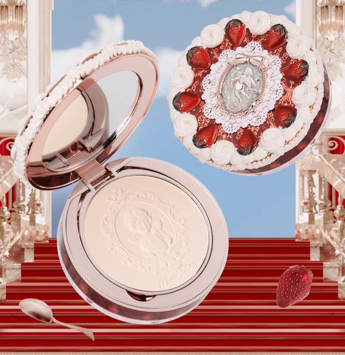 Flower Knows Strawberry Cupid Collection Matte Pressed Powder T5918