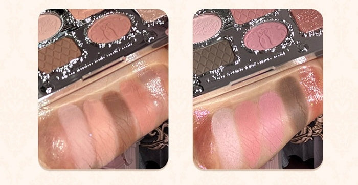 Flower Knows Swan Ballet Collection 6-color Eyeshadow Palette T5919