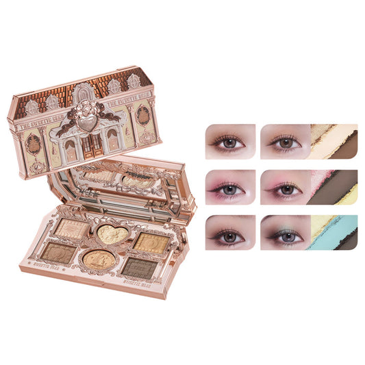 Flower Knows Sweetie Bear Collection 6-color Eyeshadow Palette T5931