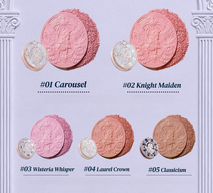 Flower Knows Unicorn Collection Satin Blusher T5898