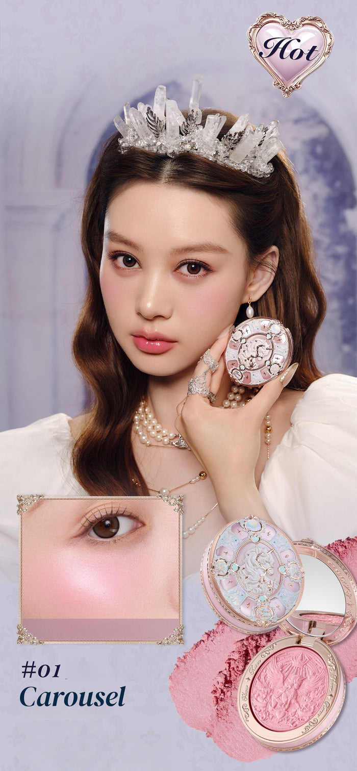 Flower Knows Unicorn Collection Satin Blusher T5898