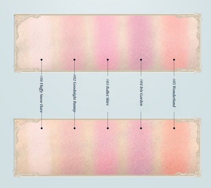 Flowers Knows Bunny Garden Collection Velvet Matte Blusher T5902