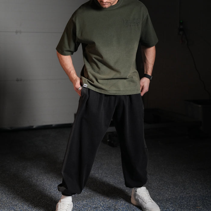 FOUNDATION TEE - OLIVE WASH