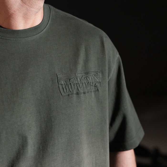 FOUNDATION TEE - OLIVE WASH