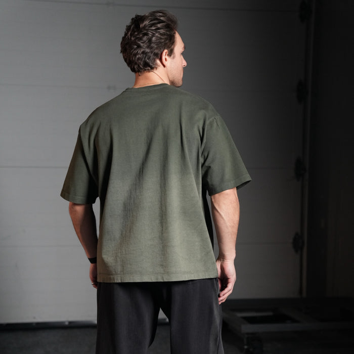 FOUNDATION TEE - OLIVE WASH