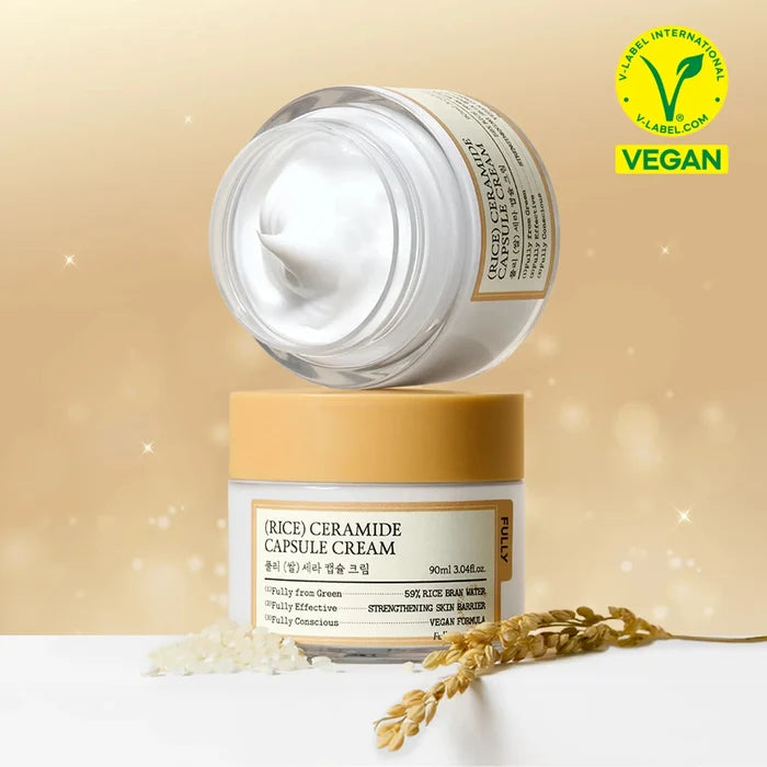 FULLY Rice Ceramide Capsule Cream 90ml كريم كبسولة سيراميد الأرز بالكامل - Princess Cosmetics Qatar