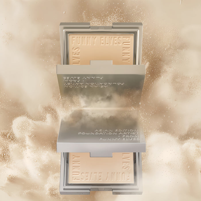 Funny Elves Long-wear Oil-control Concealer Pressed Powder T4825