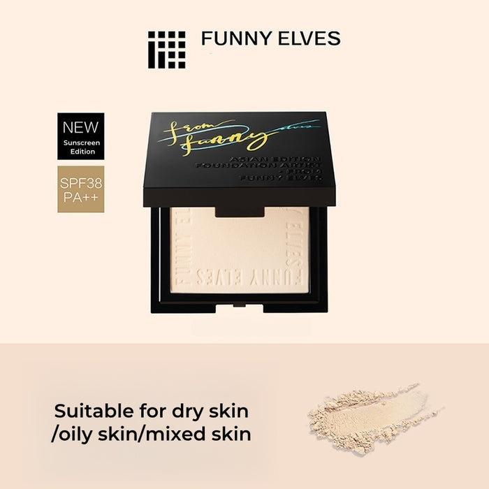 Funny Elves Sunscreen Long-wear Pressed Powder SPF38 PA+++ T4826
