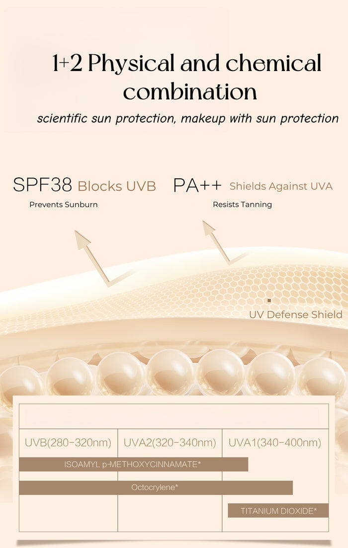 Funny Elves Sunscreen Long-wear Pressed Powder SPF38 PA+++ T4826