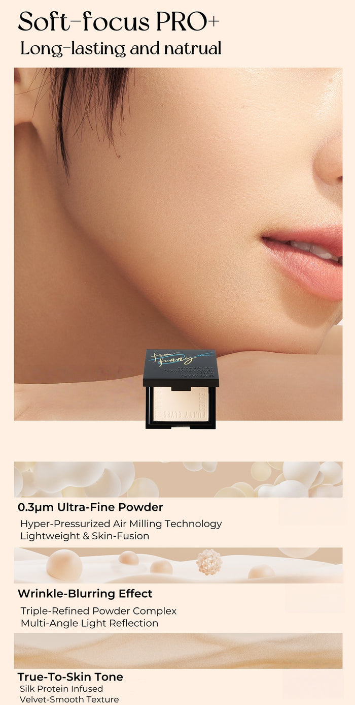 Funny Elves Sunscreen Long-wear Pressed Powder SPF38 PA+++ T4826