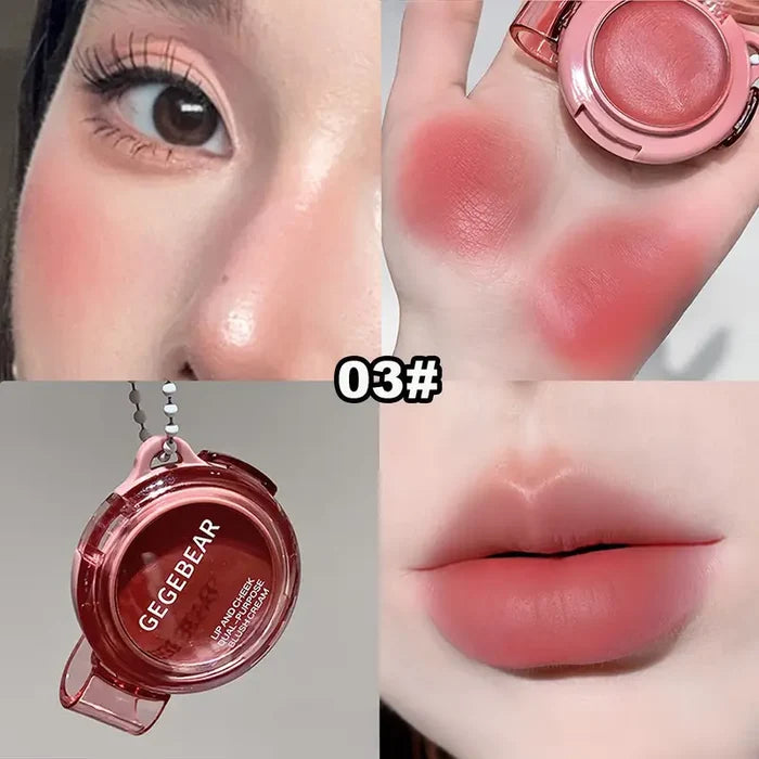 Gege Bear Lip & Cheek Blush Cream – Multi-Use Beauty Magic
