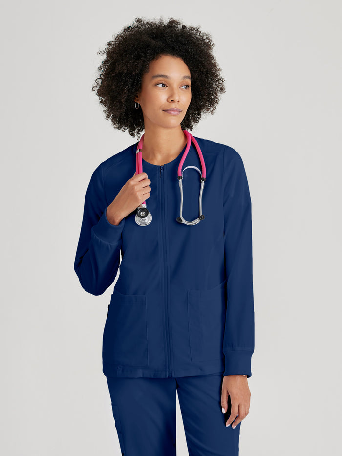 Gianna Warmup - Indigo - Grey's Anatomy Scrubs