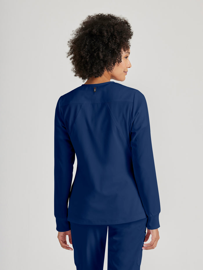 Gianna Warmup - Indigo - Grey's Anatomy Scrubs