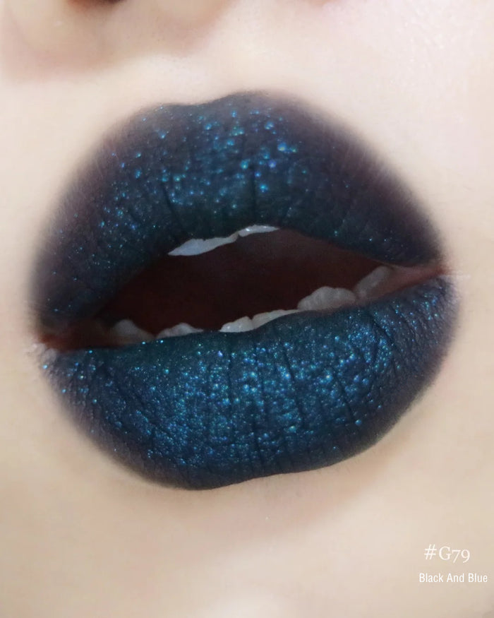 Girlcult Miao Witch Love Talk Lip Glaze G79 Black And Blue T4544