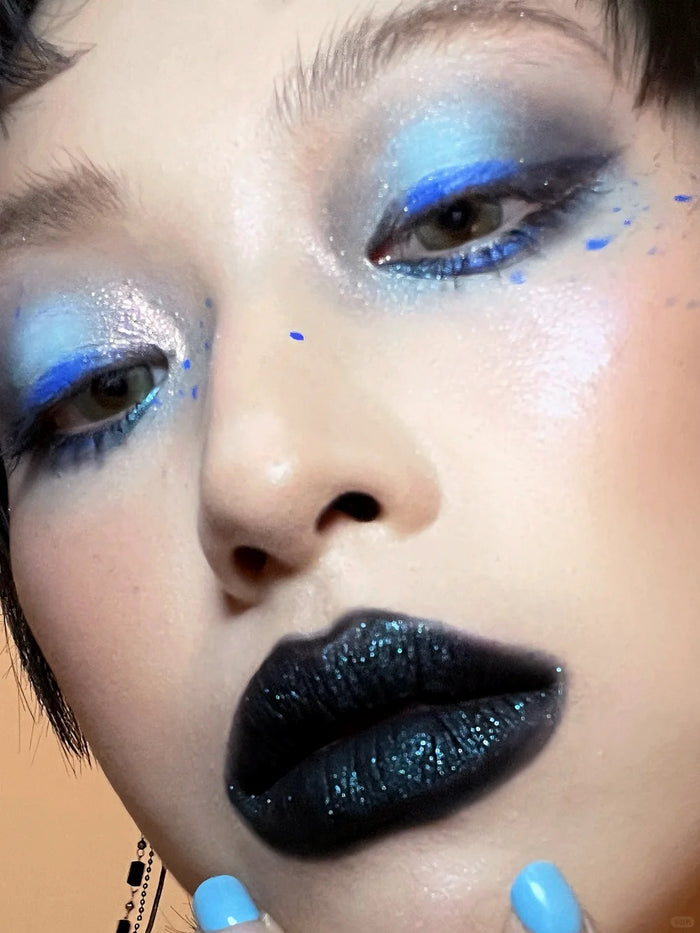 Girlcult Miao Witch Love Talk Lip Glaze G79 Black And Blue T4544