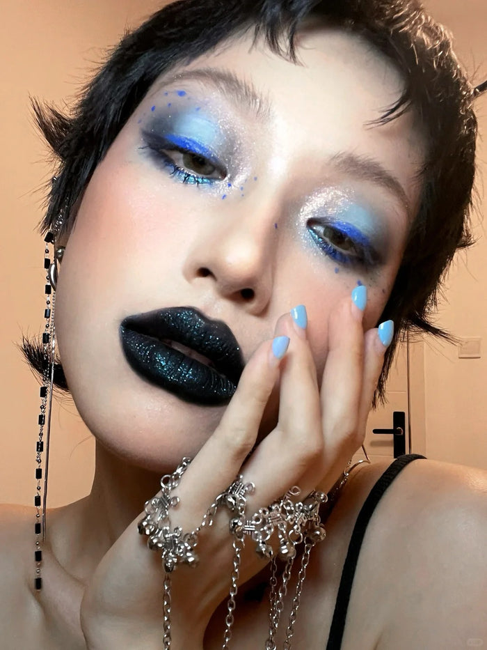 Girlcult Miao Witch Love Talk Lip Glaze G79 Black And Blue T4544