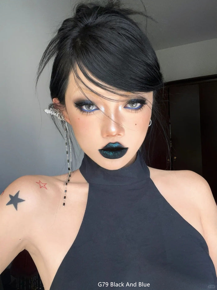 Girlcult Miao Witch Love Talk Lip Glaze G79 Black And Blue T4544