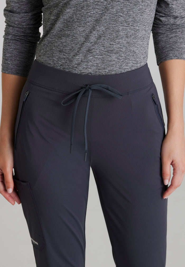 Glide Knit Flare Pant - Pewter - Grey's Anatomy Scrubs