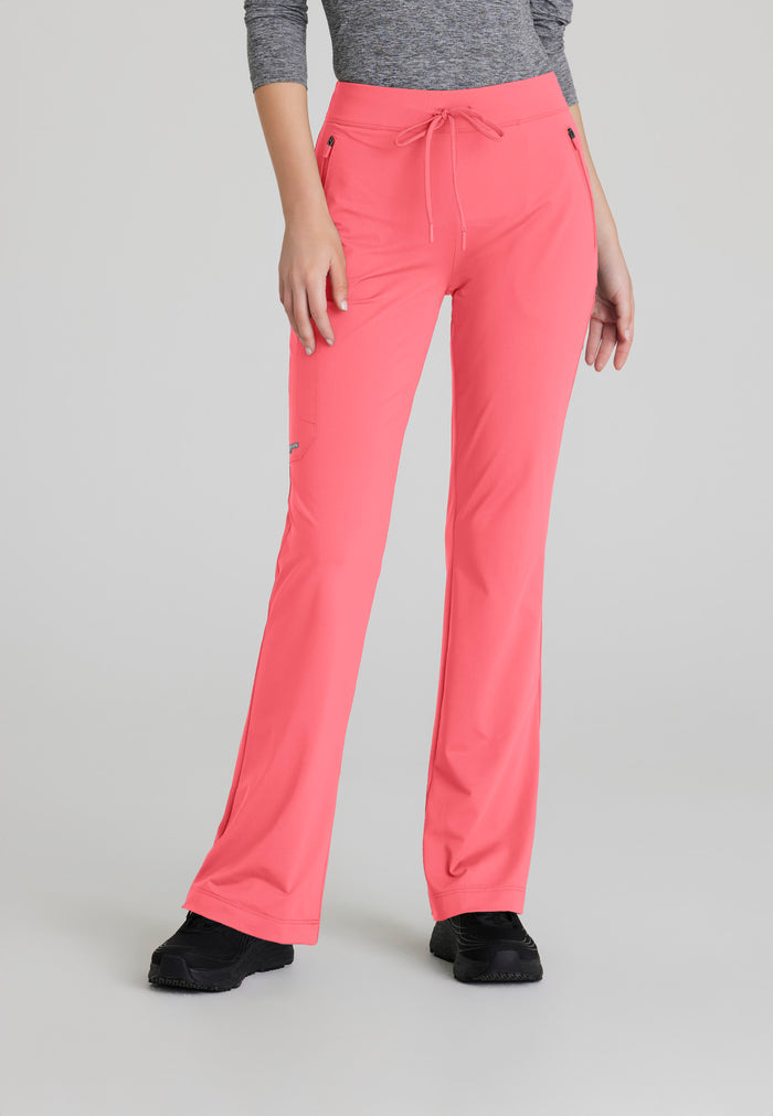 Glide Knit Flare Pant - Punch Pink - Grey's Anatomy Scrubs