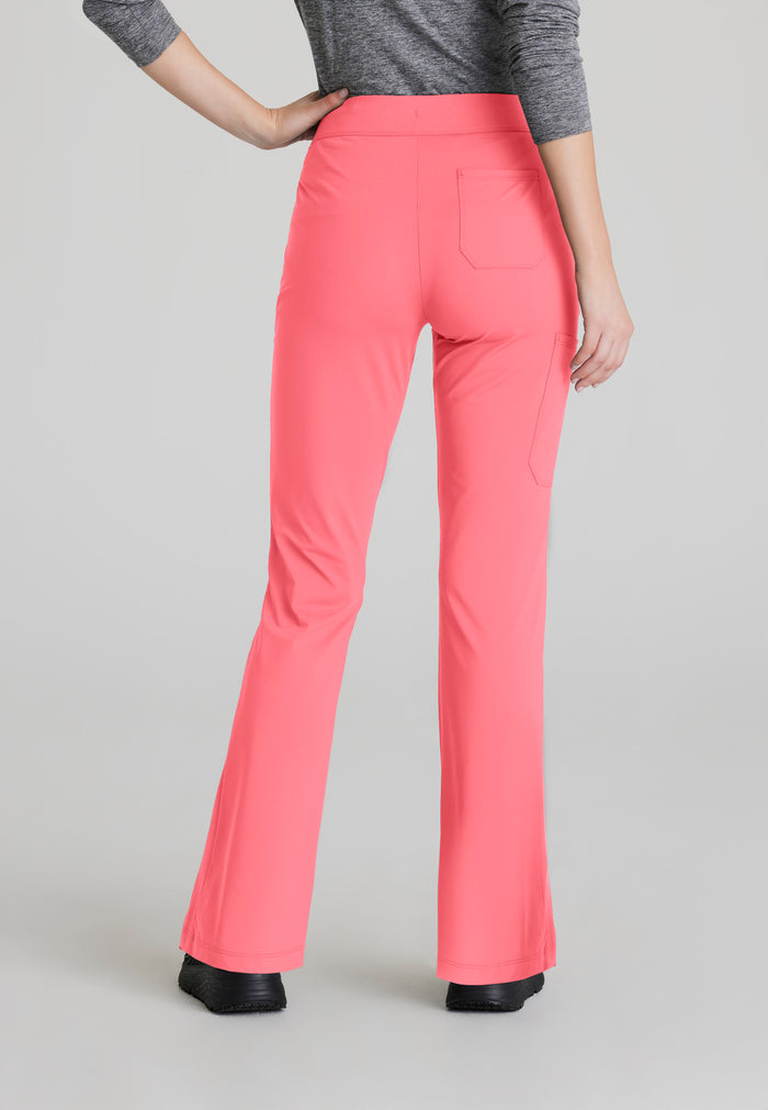 Glide Knit Flare Pant - Punch Pink - Grey's Anatomy Scrubs