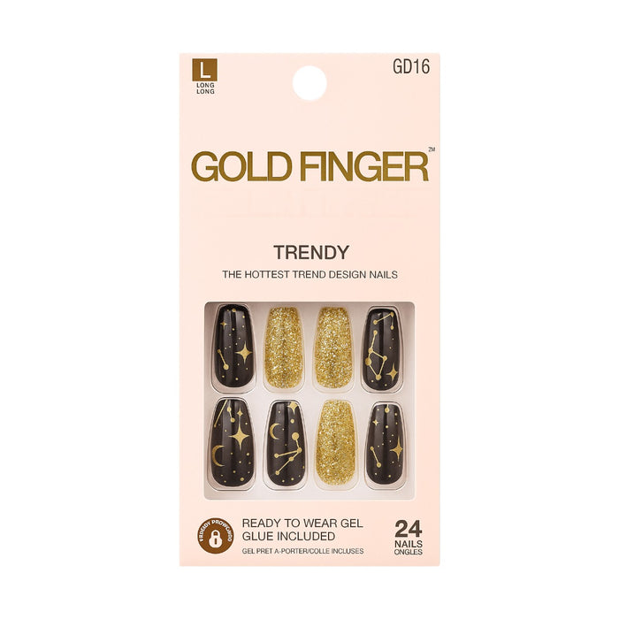 Gold Finger Trendy [Shooting Stars] #Gd16