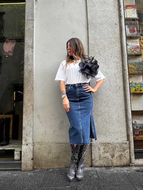 Gonna in denim