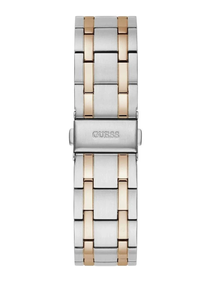 Guess Embellished Dial & Stainless Steel Strap Analogue Watch - GW0330G3