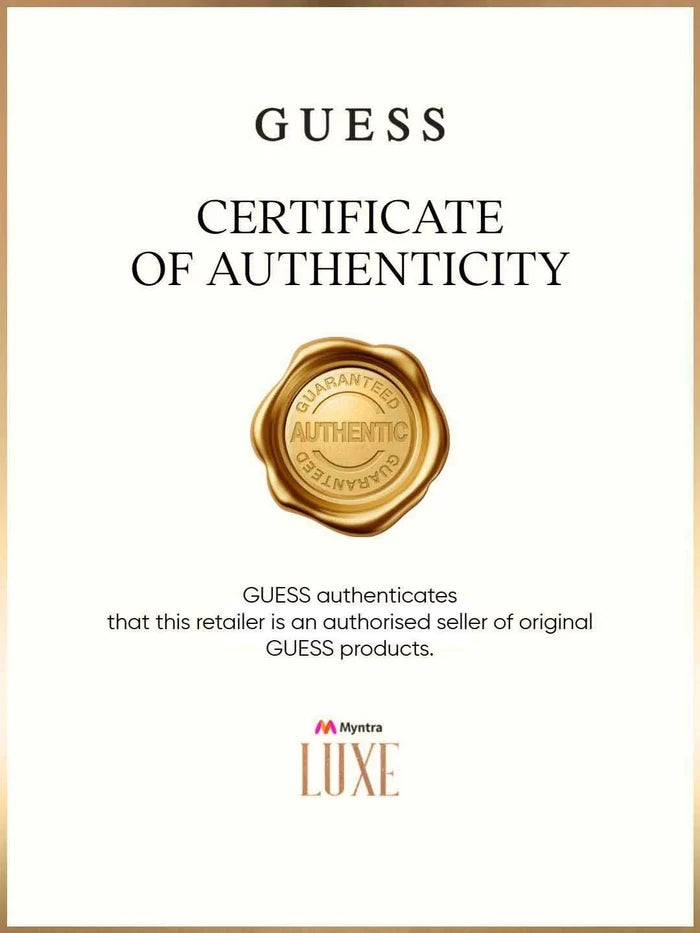 Guess Round 42mm Black Dial Analog Watch - GW0575G3