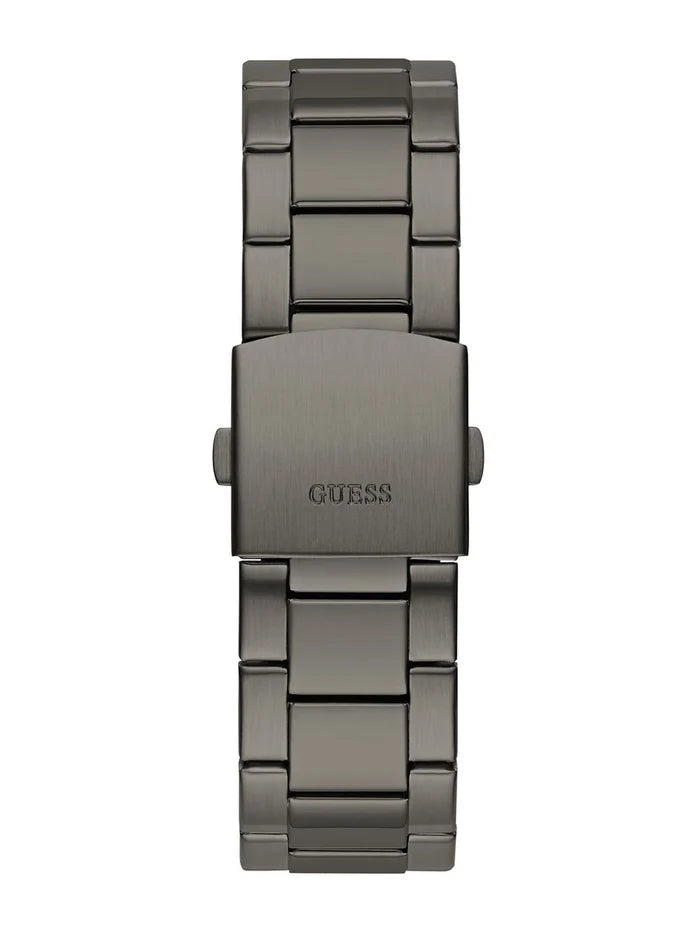 Guess Round 44mm Black Dial Analog Watch - GW0800G2