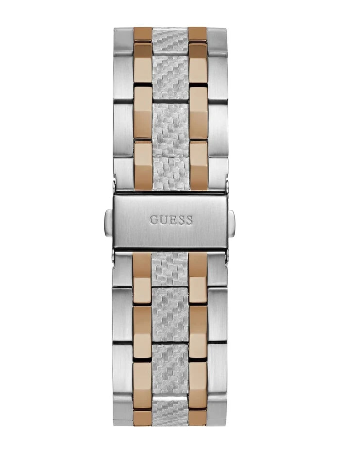 Guess Round 44mm Blue Dial Analog Watch - GW0714G3
