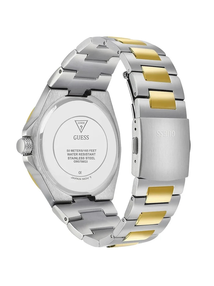 Guess Round 46mm Green Dial Analog Watch - GW0798G3