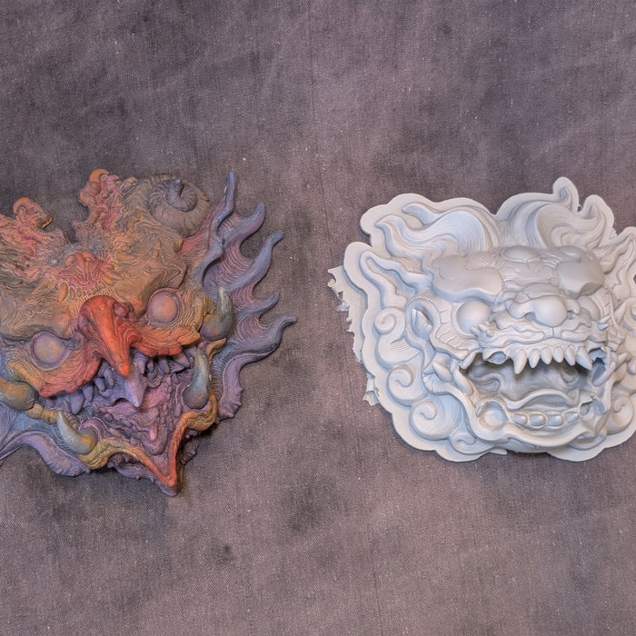 HALF PAINTED SHRIEKER/ HOWLER BLANK CAST