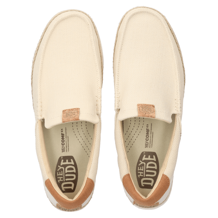 Harbor Lo Heren Espadrille Loafer Egret/Multi