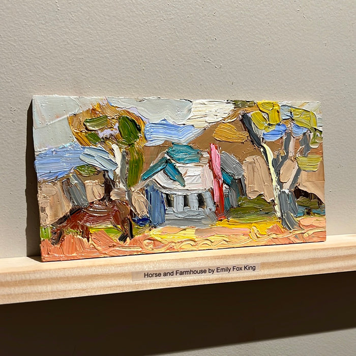 Horse and Farmhouse by Emily Fox King