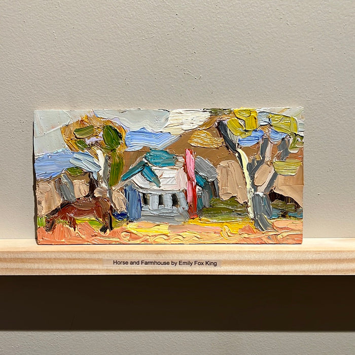 Horse and Farmhouse by Emily Fox King