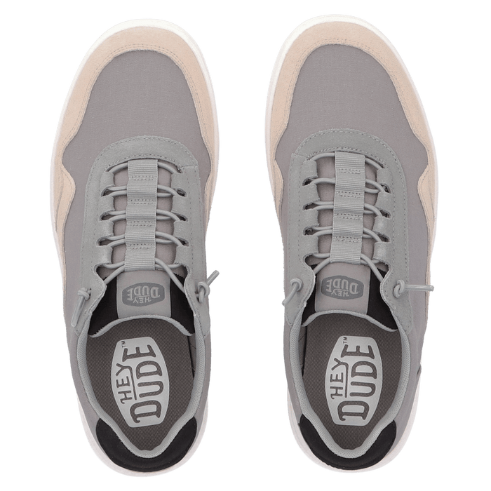 Hudson Canvas Heren Sneakers Light Grey/Almost White
