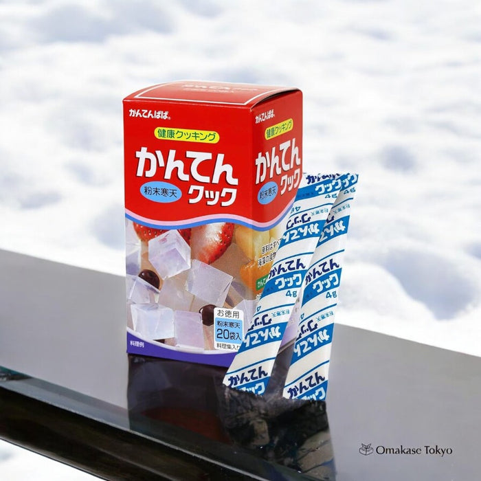 Ina Foods Industry Kanten Papa Agar Cook Granules 20 Sticks