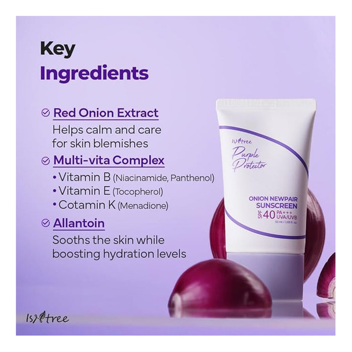 Isntree Onion Newpair Sunscreen SPF40 1.69oz/ 50ml